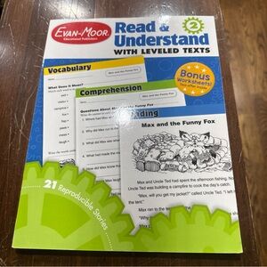Evan-Moor Read & Understand Workbook, 2nd grade edition